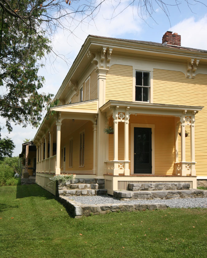 South and West porches