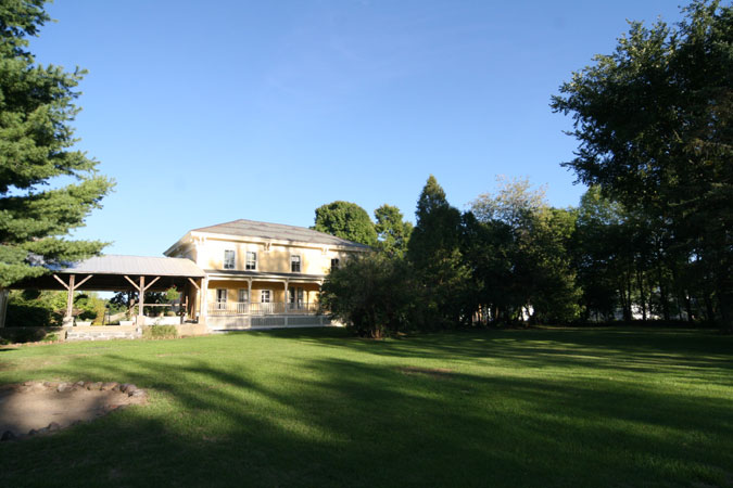 West side of house